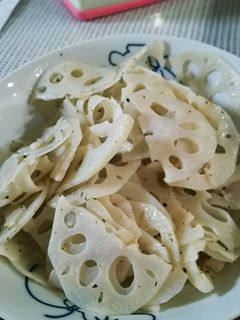 れんこんの塩こしょう炒め-レシピのメイン写真