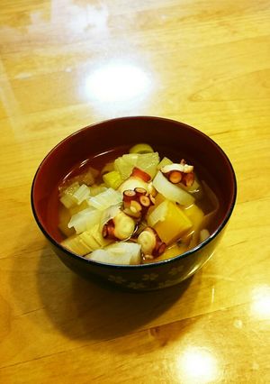 樽ダコのお吸い物-レシピのメイン写真