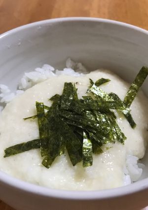 白だしで 簡単とろろ御飯 (*^ω^*)-レシピのメイン写真