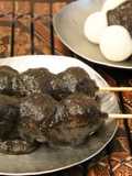 コク旨黄金比率♪　黒ごまだれの串団子❀