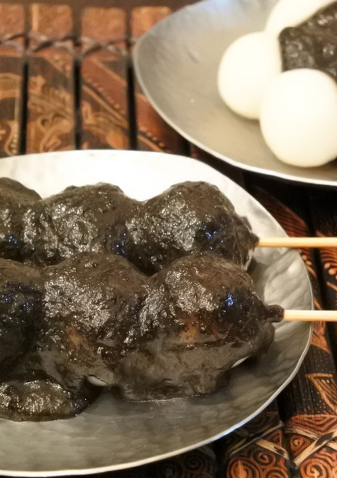 コク旨黄金比率♪　黒ごまだれの串団子❀-レシピのメイン写真