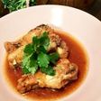 角煮のたれを使って山椒手羽元煮