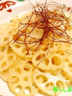 簡単☆レンコンの塩きんぴら-レシピのメイン写真