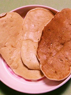 簡単離乳食☆栗とバナナの手持ちパンケーキ-レシピのメイン写真