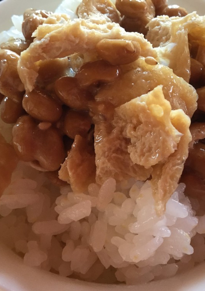納豆と油揚げのご飯-レシピのメイン写真