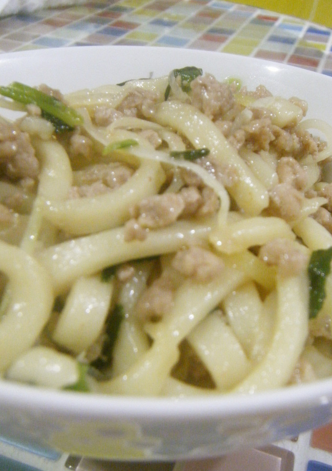 あたただしで簡単大根の皮で旨い焼きうどん-レシピのメイン写真