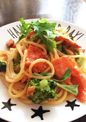 スモークサーモンのクリームチーズパスタ-レシピのメイン写真