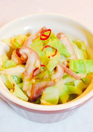 **超簡単!!アンチョビキャベツ**-レシピのメイン写真