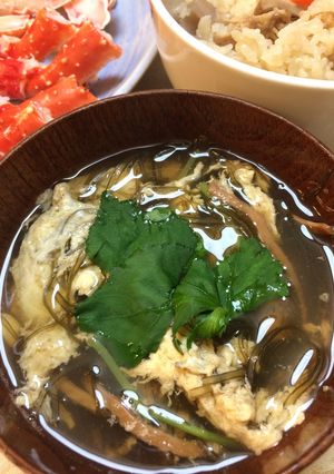 お節のリメイクに！松前漬けのスープ-レシピのメイン写真