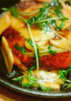 簡単！和風キノコあんの豆腐ハンバーグ♪-レシピのメイン写真