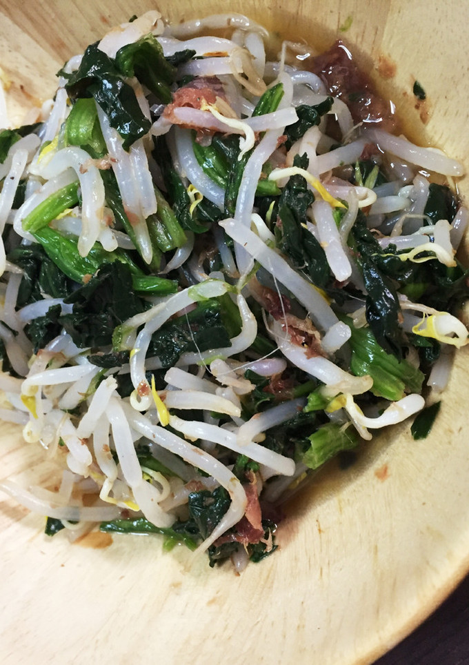 調味料1つ♡もやしとほうれん草のお浸し-レシピのメイン写真