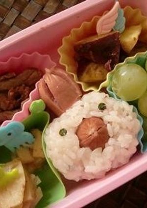 簡単★ニワトリのデコおにぎり-レシピのメイン写真