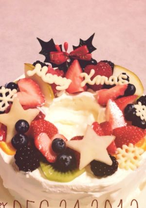 クリスマスにリースケーキ-レシピのメイン写真