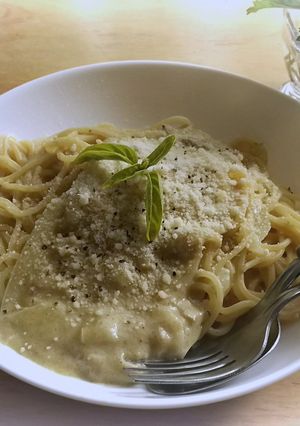 ツナのカレークリームパスタ-レシピのメイン写真