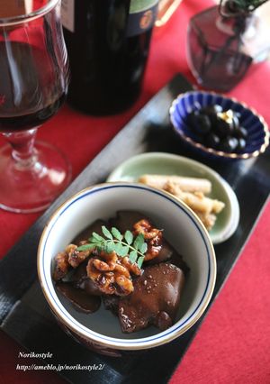 オール3★クルミ入り鶏レバーの甘辛煮-レシピのメイン写真