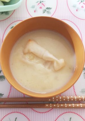 栗きんとんで白ぜんざい☆おせちリメイク-レシピのメイン写真