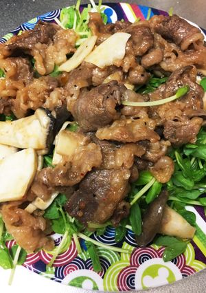 超簡単ボリューム豆苗肉サラダ-レシピのメイン写真