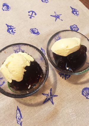 簡単淹れたて香りそのままコーヒーゼリー♪-レシピのメイン写真