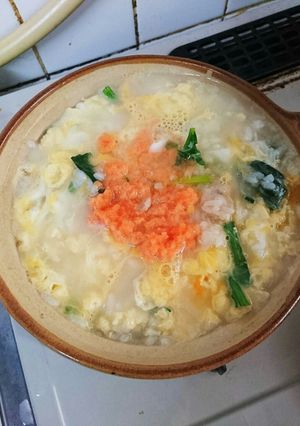 温活★ふんわり卵のあったか雑炊-レシピのメイン写真