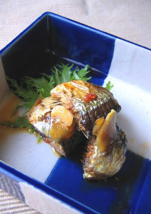 さんまの酢醤油漬け☆にんにく梅風味-レシピのメイン写真