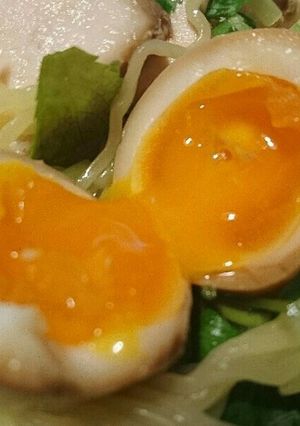 半熟玉子で煮玉子♪放置～♪-レシピのメイン写真