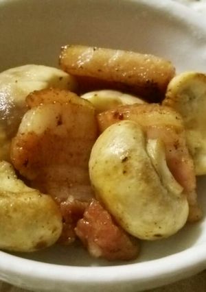 マッシュルームとベーコンのバター醤油炒め-レシピのメイン写真