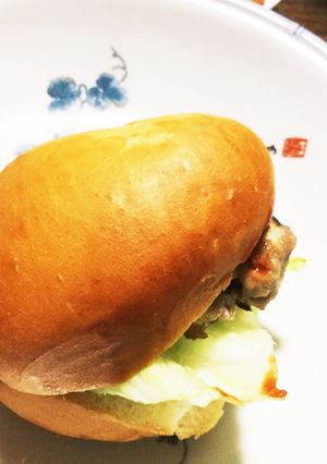 簡単しいたけバーガー-レシピのメイン写真