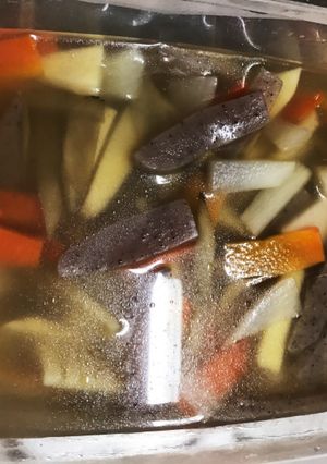 ☆豚汁用野菜汁☆(作り置き)-レシピのメイン写真