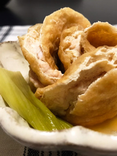 つくねのあげ包みローズ♡煮物も可愛く♡-レシピのメイン写真