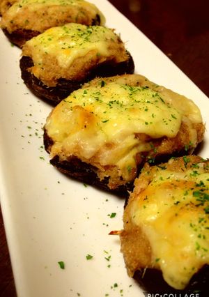 しいたけと残りモロ（鮫）チーズ焼き♩-レシピのメイン写真