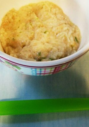 離乳食中期♡おくら納豆そうめん-レシピのメイン写真