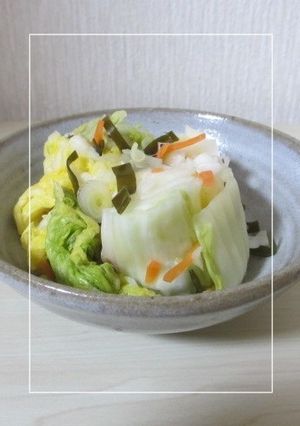 我が家流白菜漬け-レシピのメイン写真