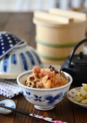 明太子としらすの炊き込みご飯-レシピのメイン写真