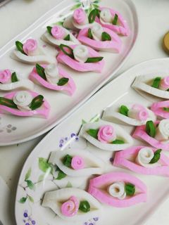 ✾かまぼこの花飾り切り✾-レシピのメイン写真