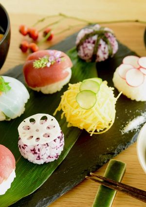 カラフル☆手まり寿司-レシピのメイン写真