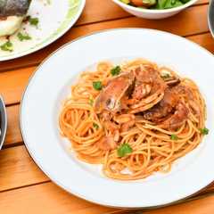 カニのトマトパスタ-レシピのメイン写真