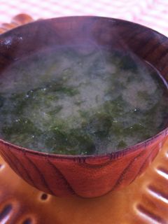 あおさの味噌汁♡-レシピのメイン写真