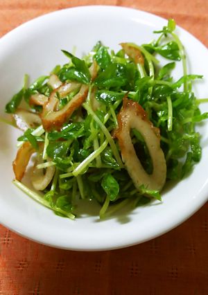 ちくわと豆菜のスピードおかず-レシピのメイン写真