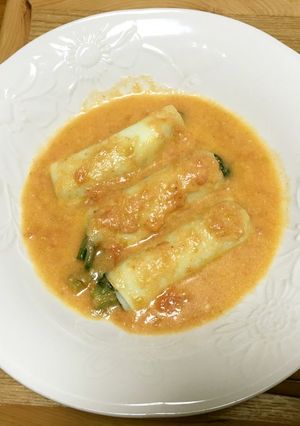 ほうれんチーズのトマト煮込み-レシピのメイン写真