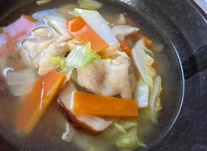 正月明けの胃に！鶏だし白菜うどん-レシピのメイン写真