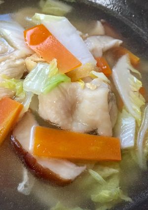 正月明けの胃に！鶏だし白菜うどん-レシピのメイン写真