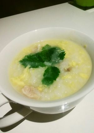【鶏肉ホロホロ】鶏雑炊〜三つ葉を添えて〜-レシピのメイン写真