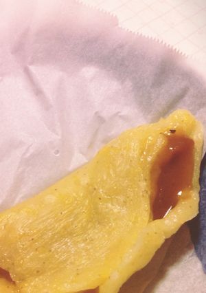 やみつき▷カレーin餅-レシピのメイン写真