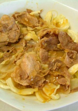 レンジで簡単♪野菜の蒸し豚・酢味噌あえ☆-レシピのメイン写真