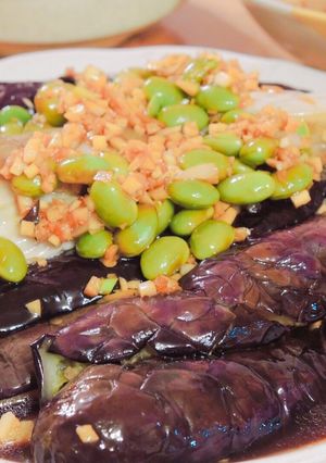 涼拌茄子(揚げ茄子の薬味酢かけ)-レシピのメイン写真