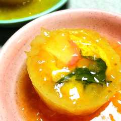 รูปของ 器も食べられる！大根のあんかけ茶碗蒸し