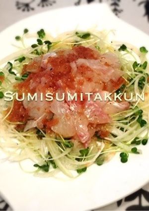 鯛のカルパッチョ☆-レシピのメイン写真
