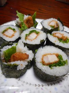 節分の恵方巻に◇とんかつ巻寿司-レシピのメイン写真