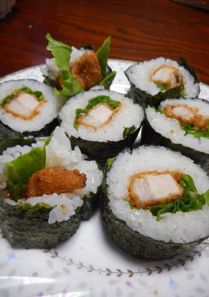 節分の恵方巻に◇とんかつ巻寿司-レシピのメイン写真