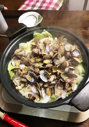 旦那のあさり鍋-レシピのメイン写真